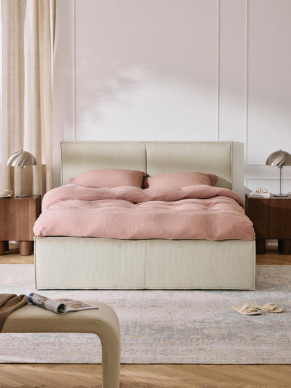 Westwing Collection Cord-Polsterbett Dream mit Stauraum Bestseller