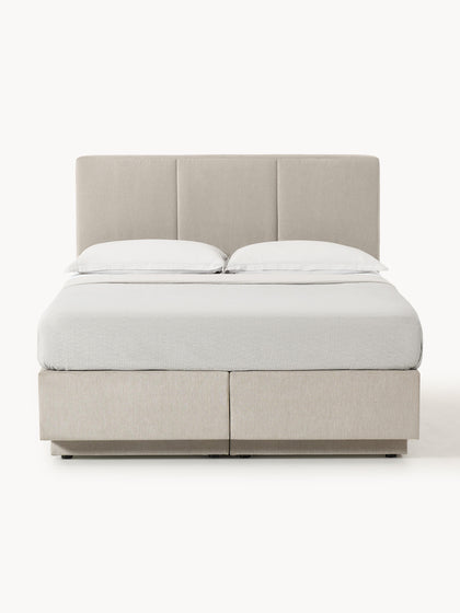 Westwing Collection Boxspringbett Oberon mit Stauraum Letzter Tag
