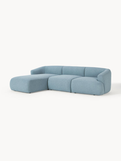 Westwing Collection Modulares Bouclé-Ecksofa Sofia (3-Sitzer) Rabatte dieses Monats