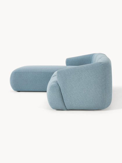 Westwing Collection Modulares Bouclé-Ecksofa Sofia (3-Sitzer) Rabatte dieses Monats