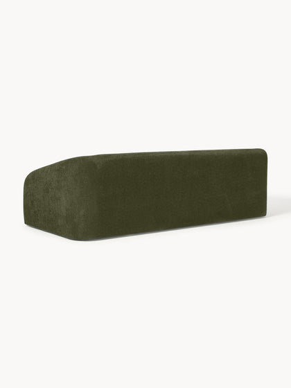 Westwing Collection Schlafsofa Eliot (3-Sitzer) aus Teddy-Bouclé Auslauf
