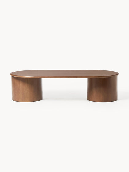 Westwing Collection Ovaler Couchtisch Didi aus Eichenholz Angebote