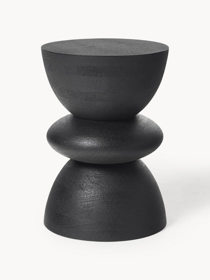 Westwing Collection Runder Beistelltisch Benno aus Mangoholz