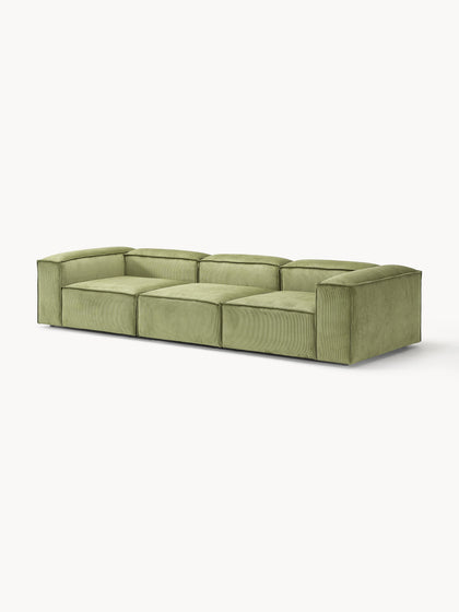 Westwing Collection Modulares Sofa Lennon (4-Sitzer) aus Cord Kostenloser Versand