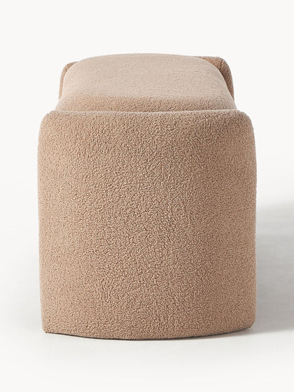 Westwing Collection Teddy-Polsterbank Benji mit Stauraum Exklusivangebot