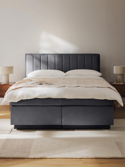 Westwing Collection Boxspringbett Livia mit Stauraum Preisnachlass