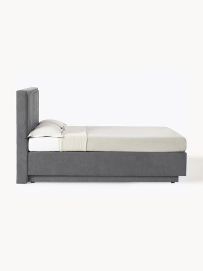 Westwing Collection Boxspringbett Livia mit Stauraum Preisnachlass