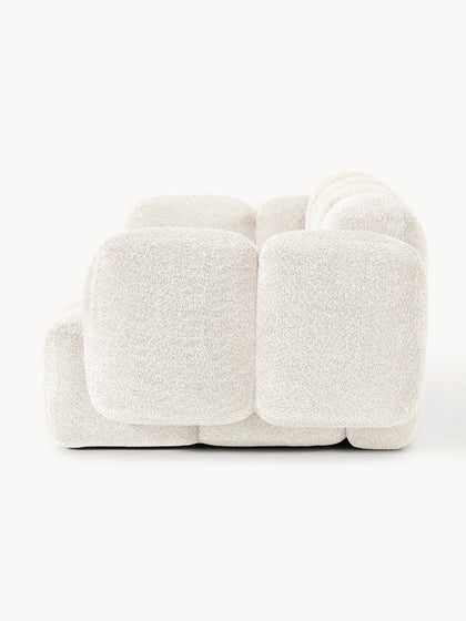 Westwing Collection Modulares Sofa Tayla (3-Sitzer) aus Teddy-Bouclé Black Friday