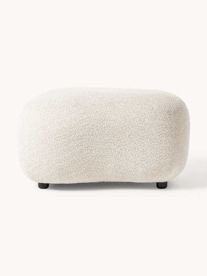 Westwing Collection Hocker Alba aus Teddy-Bouclé Cyber Monday