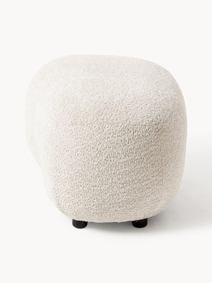 Westwing Collection Hocker Alba aus Teddy-Bouclé Cyber Monday
