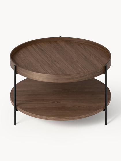 Westwing Collection Runder Holz-Couchtisch Renee Neueste Mode