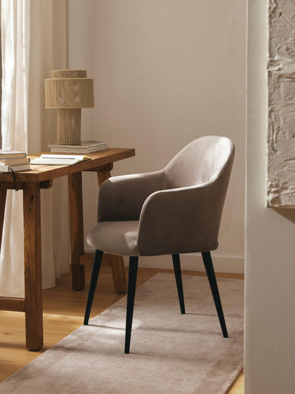Westwing Collection Samt-Armlehnstuhl Rachel Exklusive Angebote
