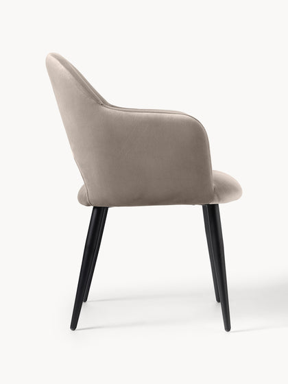Westwing Collection Samt-Armlehnstuhl Rachel Exklusive Angebote