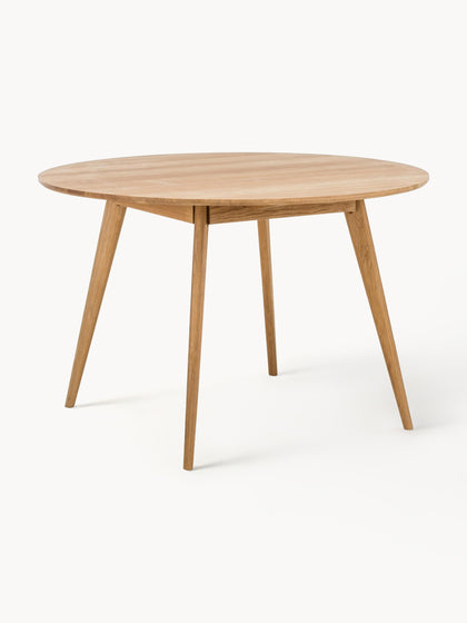 Westwing Collection Runder Esstisch Yumi aus Eichenholz Ø 115 cm