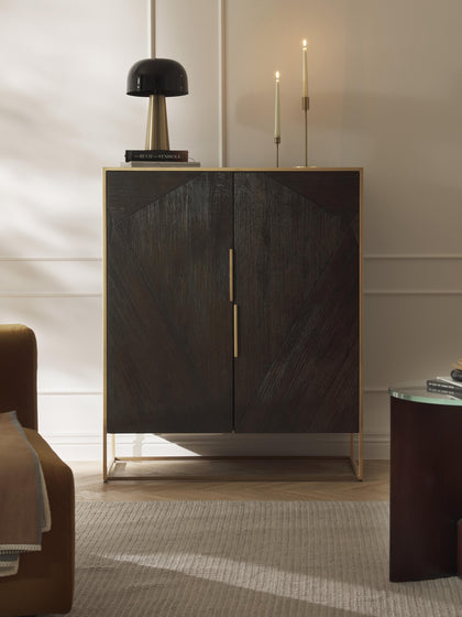 Westwing Collection Highboard Harry aus Mangoholz Bestseller