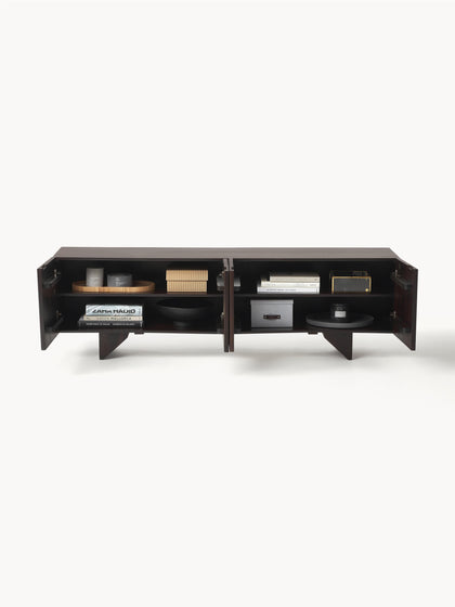 Westwing Collection Lowboard Louis aus Mangoholz VIP-Rabatte
