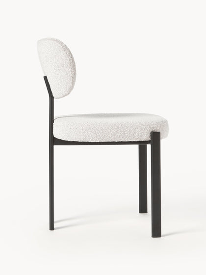 Westwing Collection Bouclé-Polsterstuhl Adrien Wochenangebot
