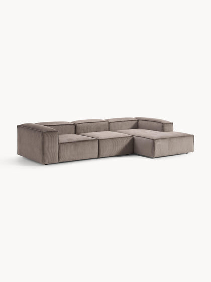 Westwing Collection Modulares Ecksofa Lennon aus Cord Bis zu 60% Rabatt