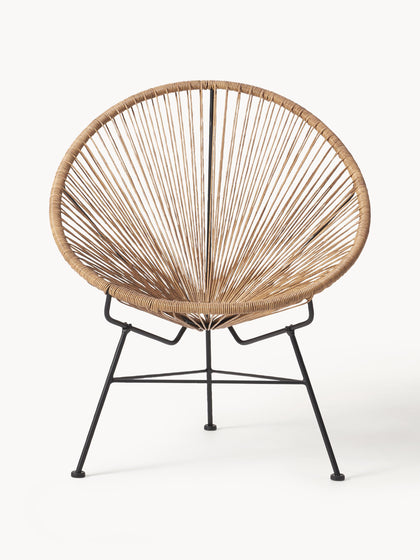 Westwing Collection Loungesessel Bahia aus Kunststoff-Geflecht Vierteljährliche Förderung