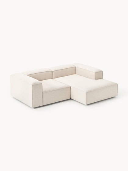 Westwing Collection Modulares Ecksofa Lennon aus Leinen-Mix Nur noch ein Tag übrig