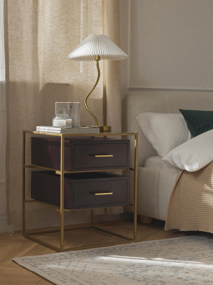 Westwing Collection Nachttisch Lyle aus Mangoholz 50% Rabatt mit kostenlosem Versand