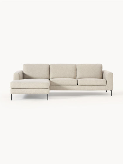 Westwing Collection Ecksofa Cucita (3-Sitzer) zollfrei
