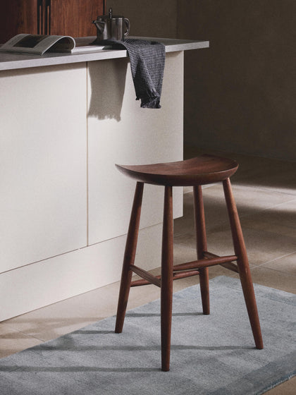 Westwing Collection Thekenhocker Nino aus Mangoholz 50% Rabatt für begrenzte Zeit