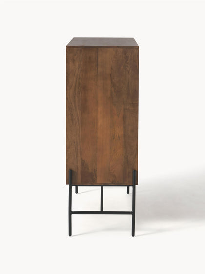 Westwing Collection Highboard Vienna mit Wiener Geflecht Rabatte dieses Monats