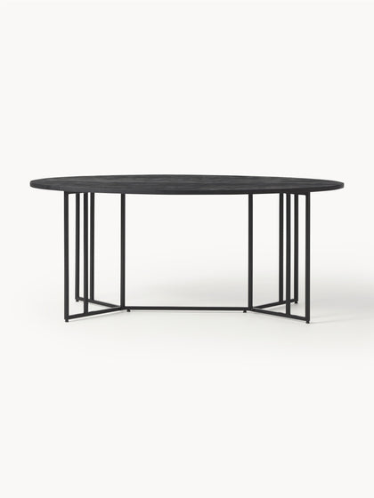 Westwing Collection Ovaler Esstisch Luca aus Mangoholz in verschiedenen Größen im Angebot