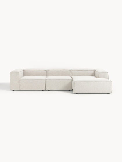 Westwing Collection Modulares Ecksofa Lennon aus Bouclé Versandkostenfrei