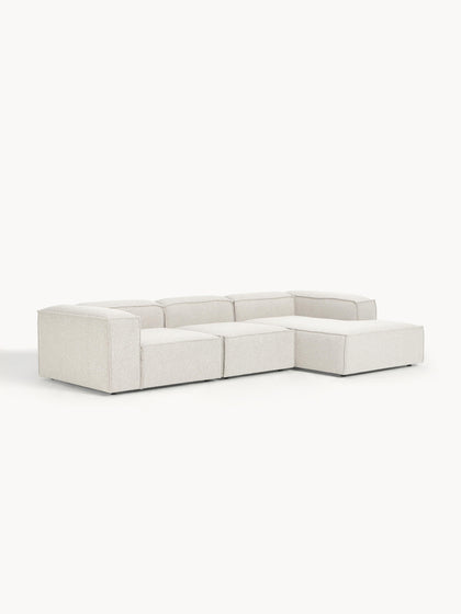 Westwing Collection Modulares Ecksofa Lennon aus Bouclé Versandkostenfrei