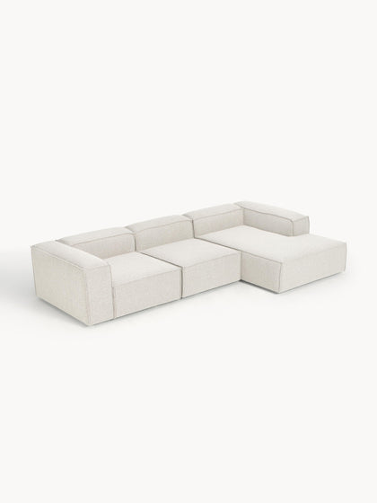 Westwing Collection Modulares Ecksofa Lennon aus Bouclé Versandkostenfrei