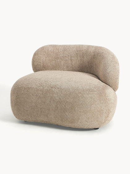 Westwing Collection Loungesessel Alba aus Teddy-Bouclé Exklusivangebot