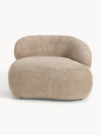 Westwing Collection Loungesessel Alba aus Teddy-Bouclé Exklusivangebot