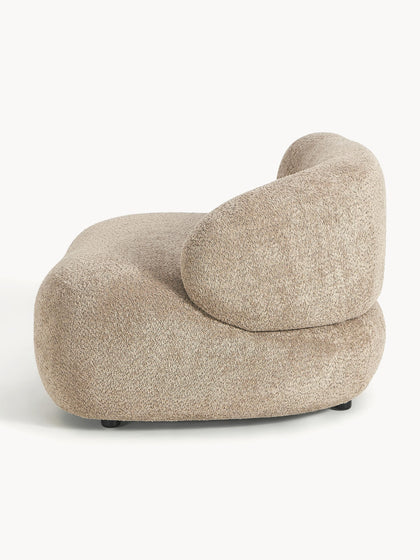 Westwing Collection Loungesessel Alba aus Teddy-Bouclé Exklusivangebot