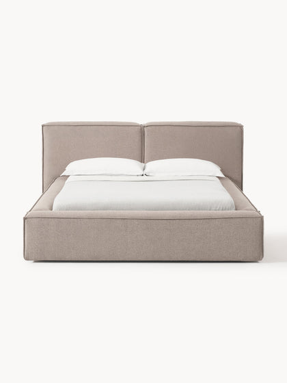 Westwing Collection Polsterbett Lennon mit Stauraum Black Friday