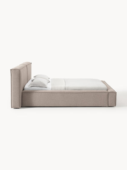 Westwing Collection Polsterbett Lennon mit Stauraum Black Friday