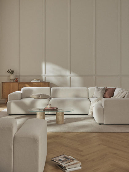 Westwing Collection Großes Ecksofa Melva (4-Sitzer) Online Outlet
