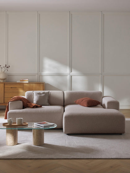 Westwing Collection Ecksofa Melva (3-Sitzer) Super Sparpreis