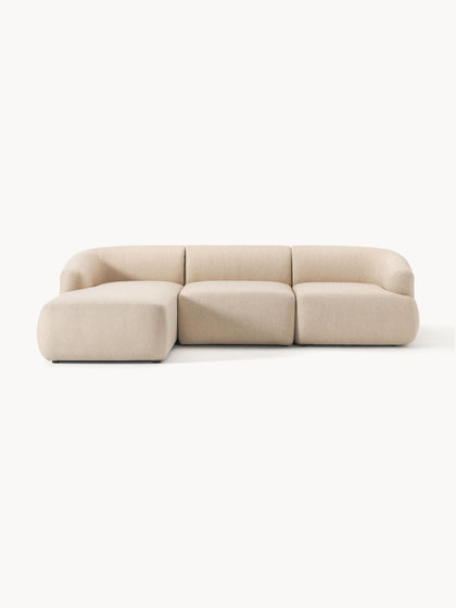 Westwing Collection Modulares Ecksofa Sofia (3-Sitzer) Kostenlose Rückgabe