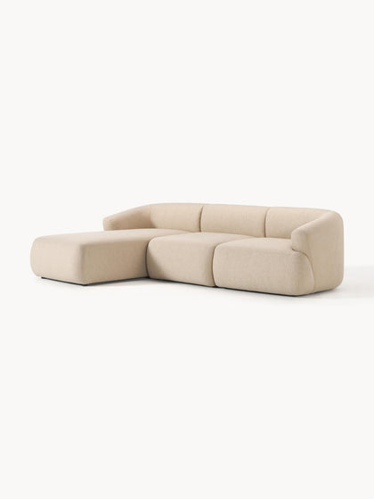 Westwing Collection Modulares Ecksofa Sofia (3-Sitzer) Kostenlose Rückgabe