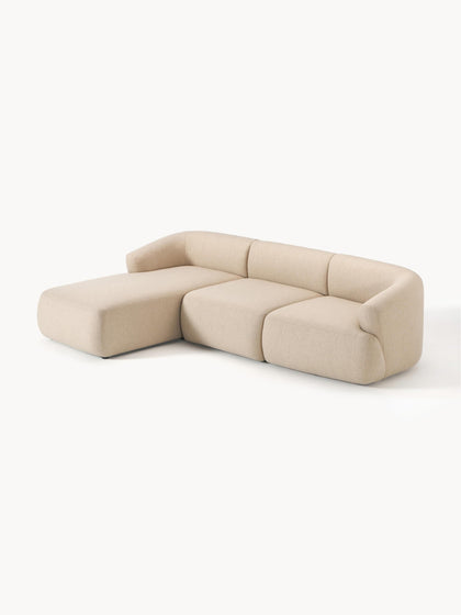 Westwing Collection Modulares Ecksofa Sofia (3-Sitzer) Kostenlose Rückgabe
