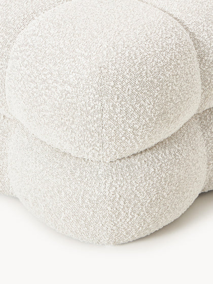 Westwing Collection Bouclé-Polsterhocker Ellie Bis zu 50% Rabatt