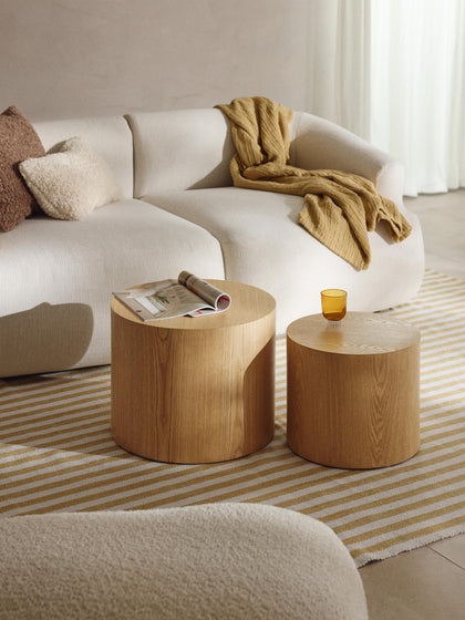 Westwing Collection Couchtische Dan aus Holz 2er-Set Bis zu 60% Rabatt