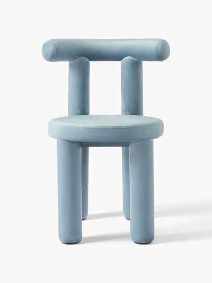 Westwing Collection Samt-Polsterstuhl Calan Super Rabatt