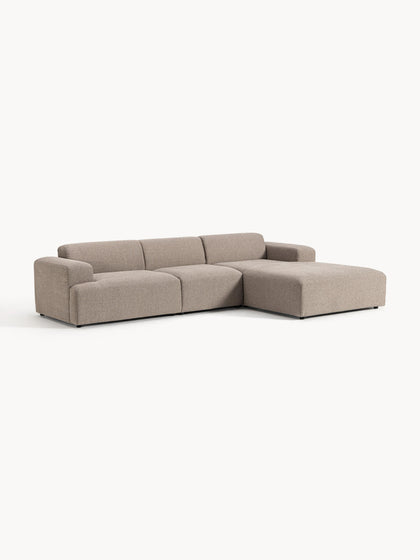 Westwing Collection Ecksofa Melva (4-Sitzer) 50% Rabatt mit kostenlosem Versand