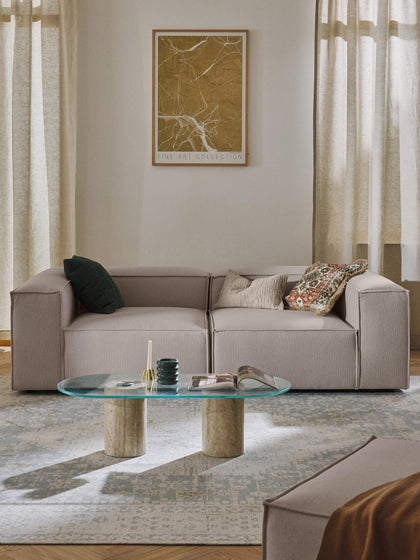 Westwing Collection Modulares Sofa Lennon (3-Sitzer) Clearance-Verkauf