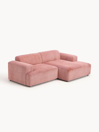 Westwing Collection Cord-Ecksofa Melva (3-Sitzer) Speichern exportieren