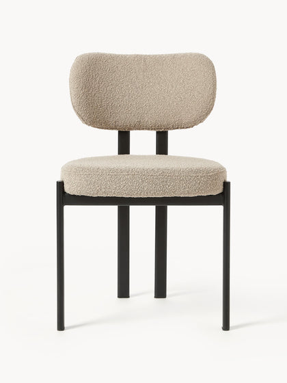 Westwing Collection Bouclé-Polsterstuhl Adrien 2025