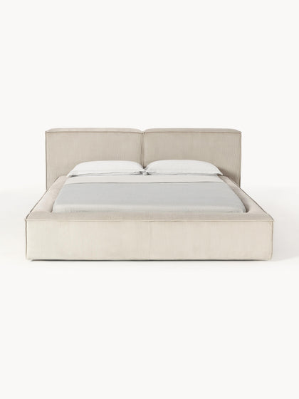 Westwing Collection Polsterbett Lennon aus Cord Angebote